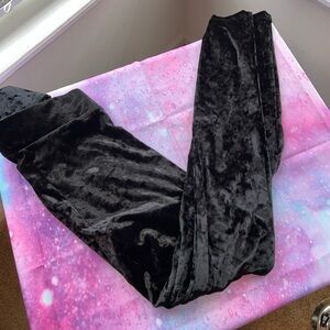 Torrid size 1 crushed velour pants NWOT